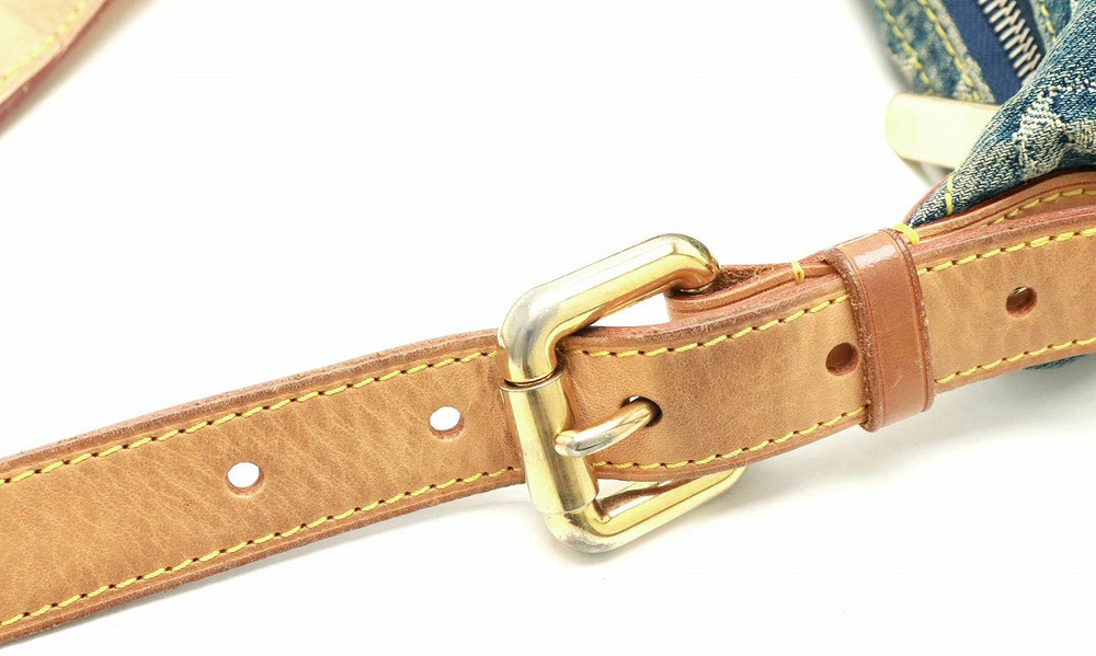 Louis Vuitton Shoulder Denim Strap Long One Monogram Baggy Bag - Picture 4 of 9